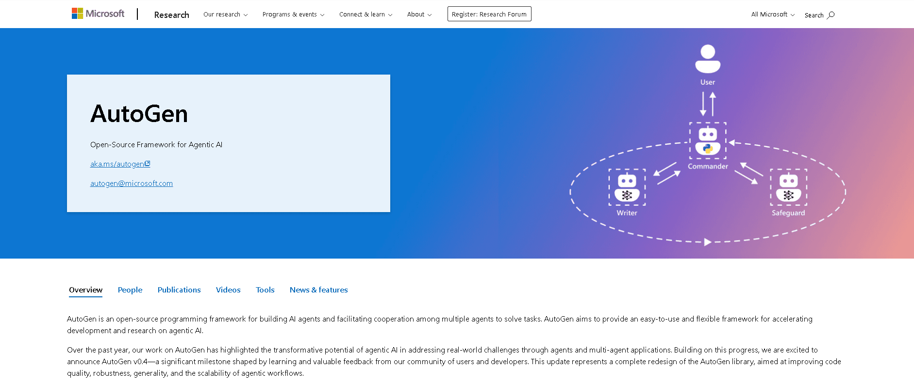 autogen by microsoft