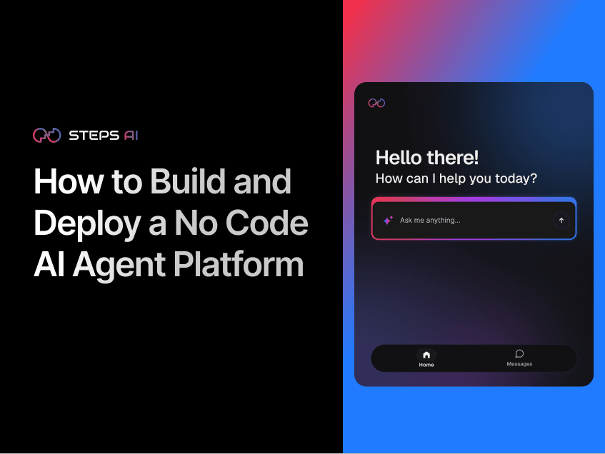 How to Build & Deploy a No-Code AI Agent Platform (Step-by-Step)